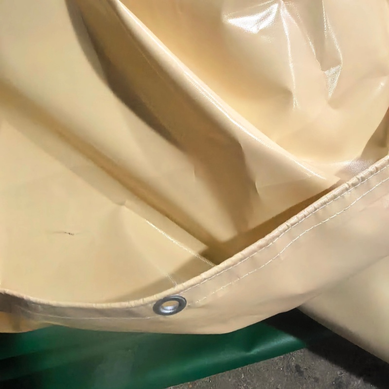 beige tilpassbar Vanntett PVC presenning