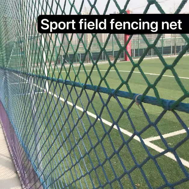 Utendørs Knotless Sports Barrier Net