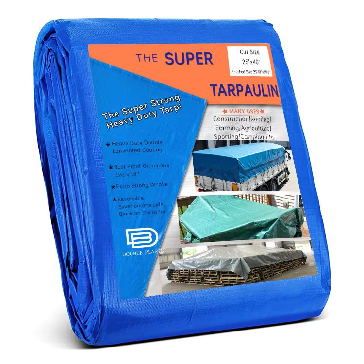PE presenningsduk Multi-Purpose Medium Vekt Vanntett Heavy Duty vindtett PE presenning