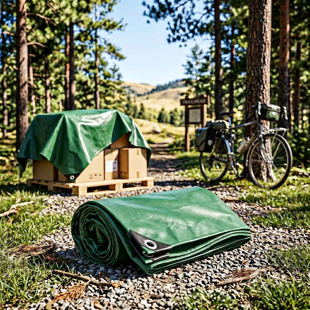 PVC Tarps Heavy Duty vanntett slitesterk presenning